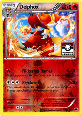 Delphox 13/124 Reverse Holo League Stamp Promo - 2016 Pokemon League